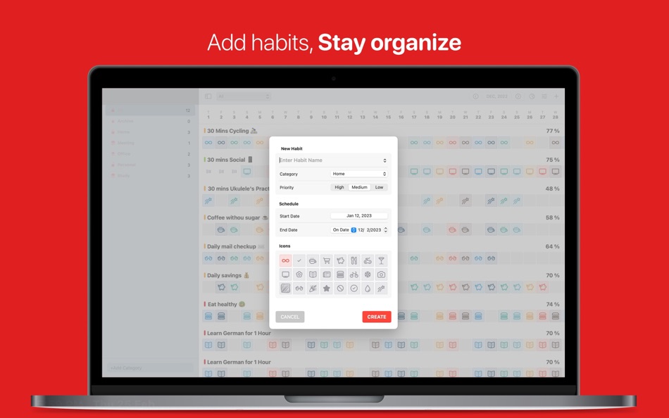 #4. Habit Tracker (macOS) بواسطة: Sudip Bag