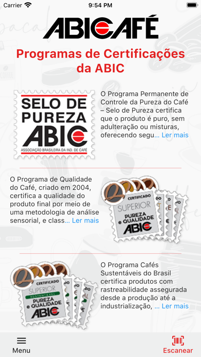 ABICafé Screenshot