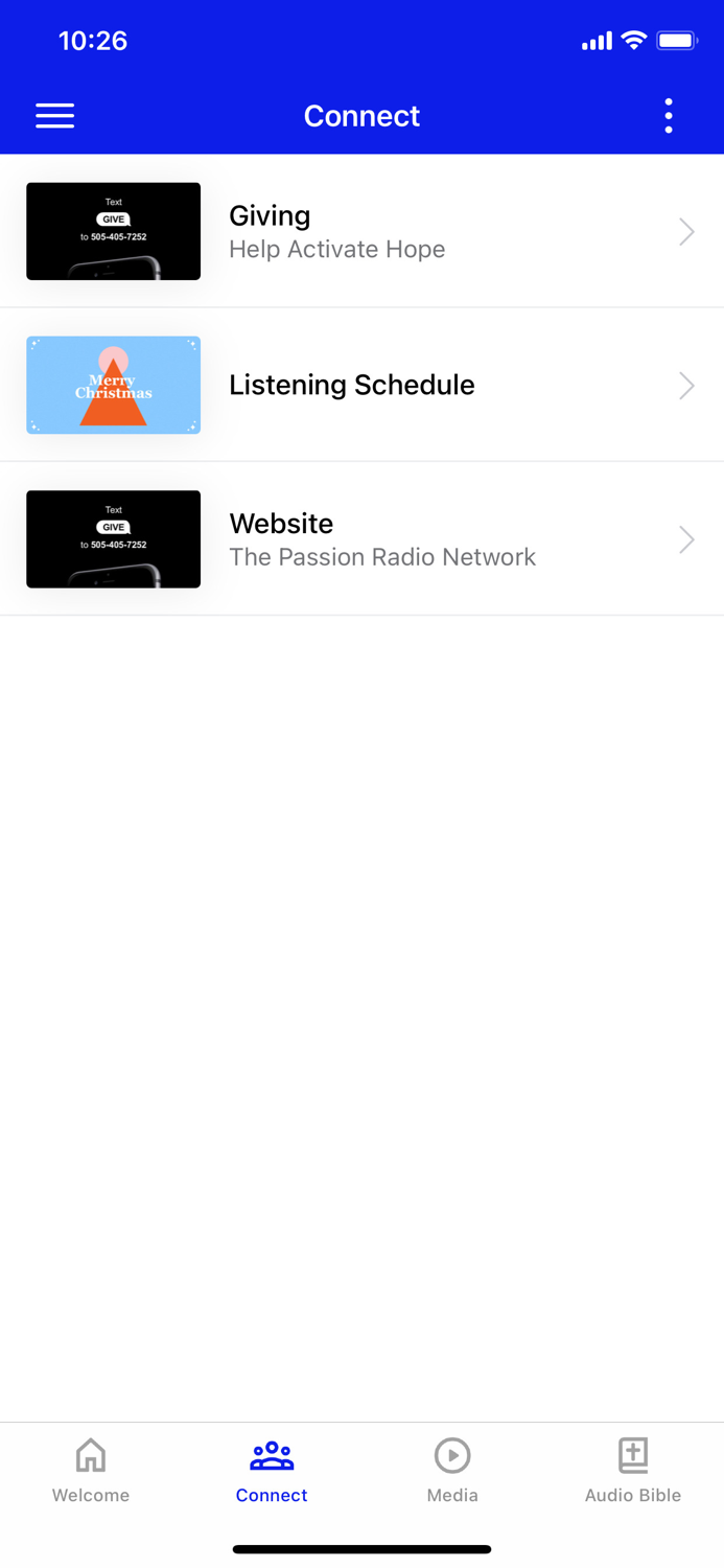 Passion Radio Network Player