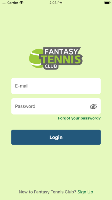 Fantasy Tennis Club Screenshot