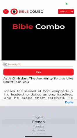 Game screenshot Bible Combo Devotion hack