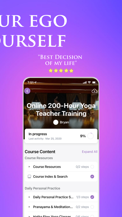Yoga Teacher Training Screenshot