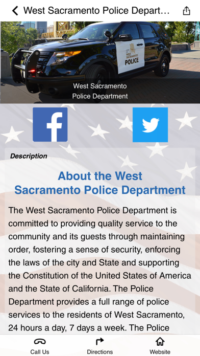 West Sacramento PD Screenshot