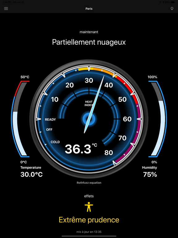 Screenshot #6 pour Indice de chaleur
