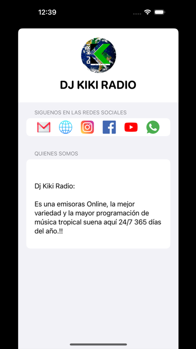 Dj Kiki Radio Screenshot