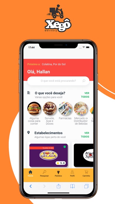 Xegô Delivery Screenshot
