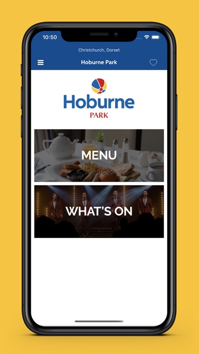 Hoburne App Screenshot