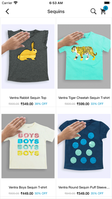 Ventra Kidswear Screenshot