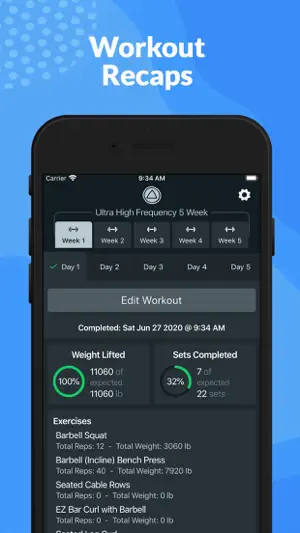 GZCL Method Workout Logger screenshot 3
