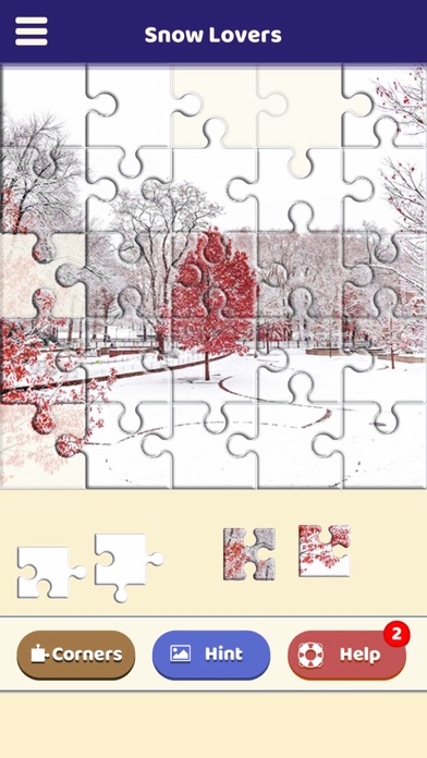 Screenshot #3 pour Snow Lovers Puzzle
