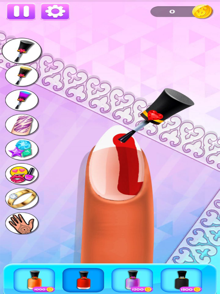 Acrylic Nails Game Nail Salon