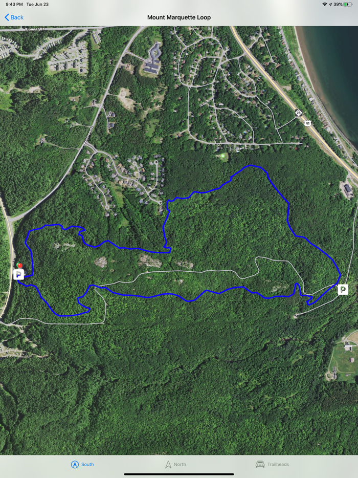 Marquette Trails App