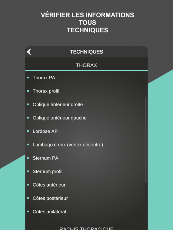 Screenshot #6 pour RX - Radiographic Positioning