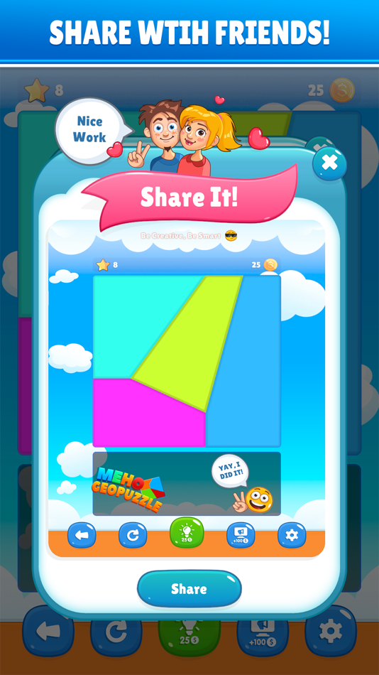 #5. Meho Tangram Puzzle (iOS) 由: Ahmed Shahien
