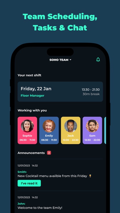 Employee Scheduling by BLEND