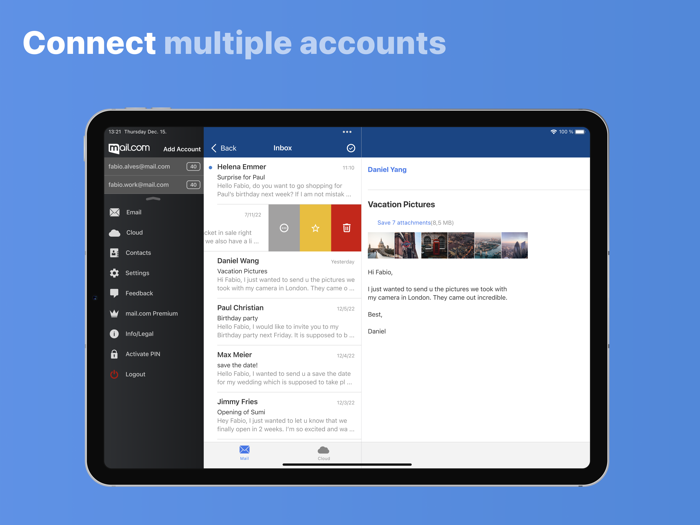 mail.com - email inbox and cloud