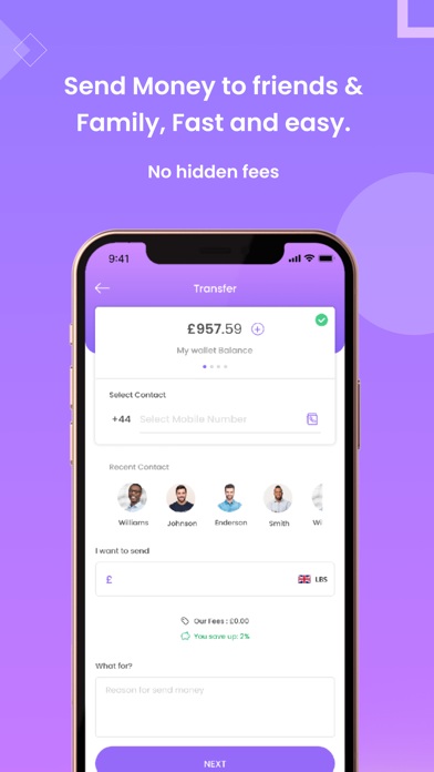 Money Transfer App: Zendit Screenshot