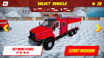 USSR Winter Rescue Fire Trucks Screenshot