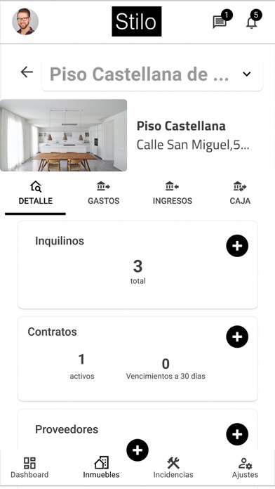 Stilo Administración Screenshot