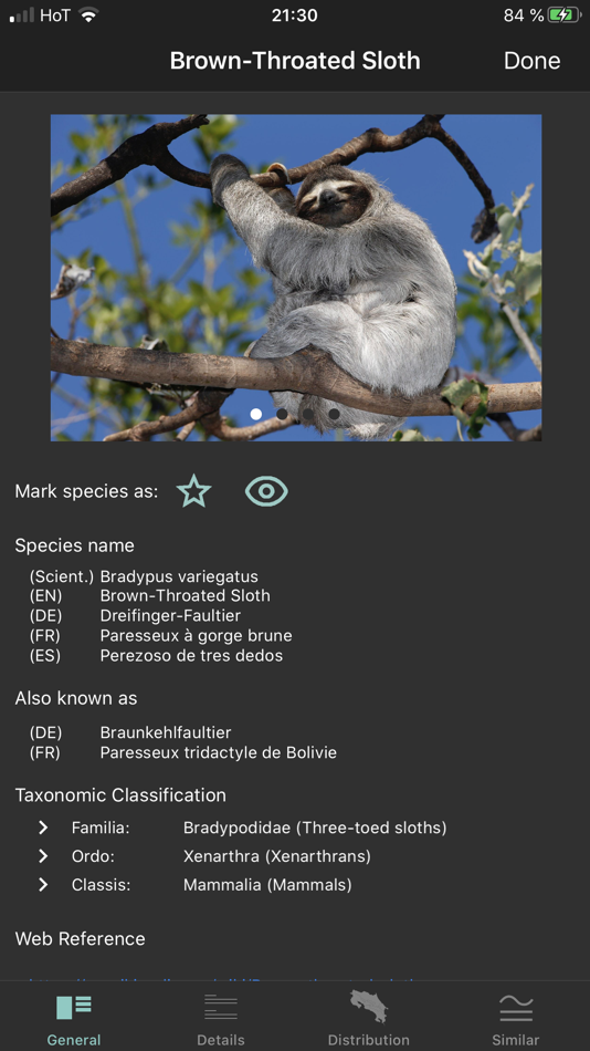 #7. Animals of Costa Rica (iOS) Podle: Stefan Kunz