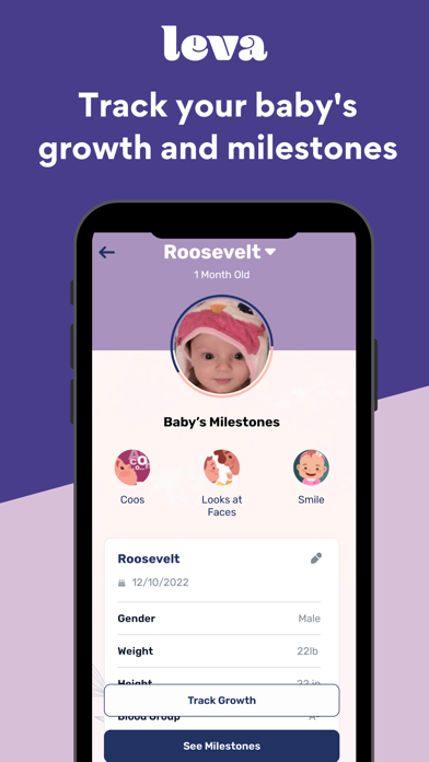 Leva: Mom and Baby Tracking Screenshot