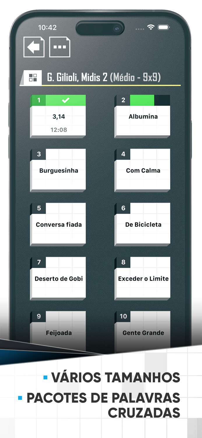Palavras Cruzadas - Português