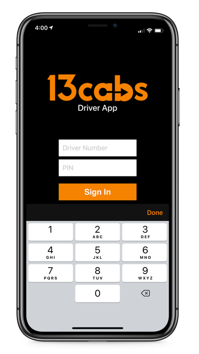 13CABS Driver Screenshot