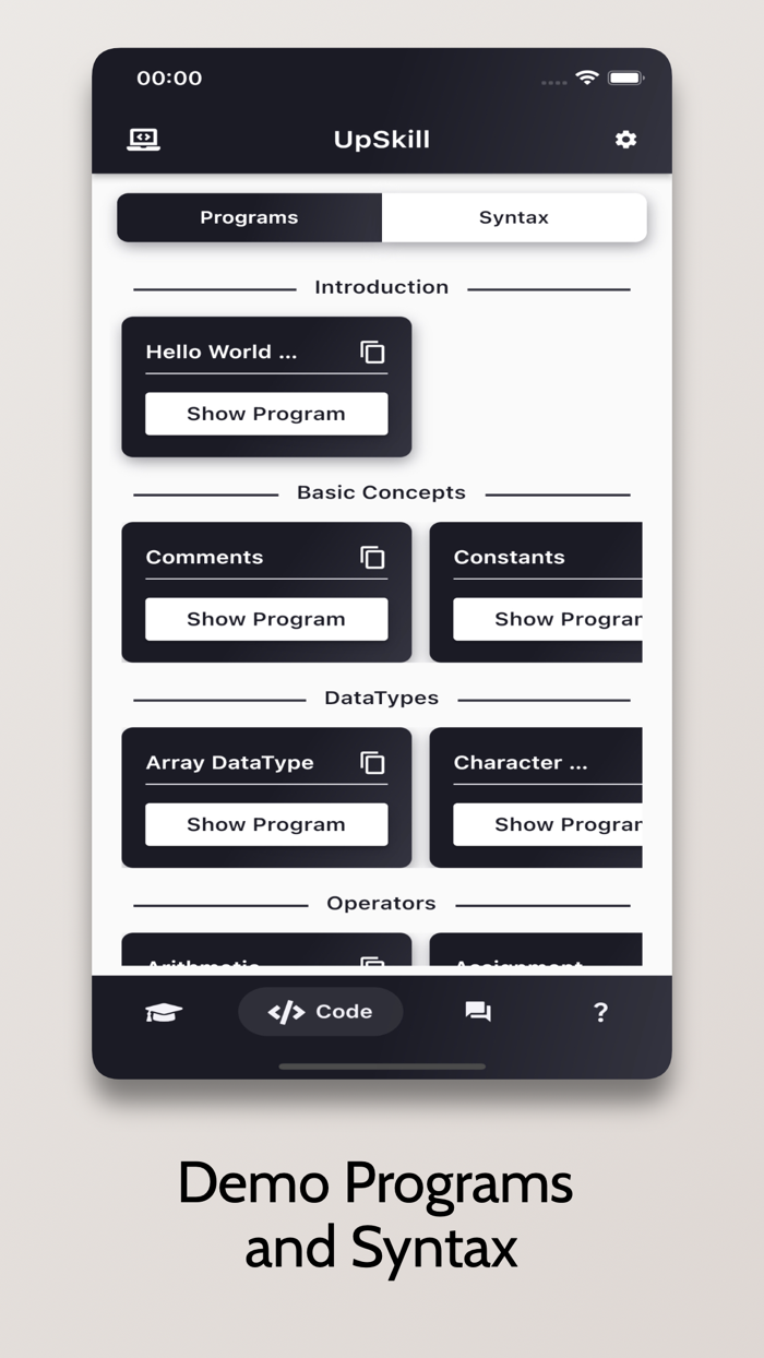 UpSkill - Coding Simplified