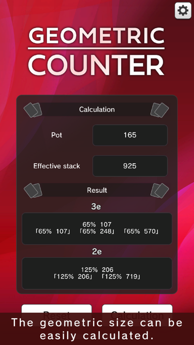 Poker GEOMETRIC COUNTER Screenshot