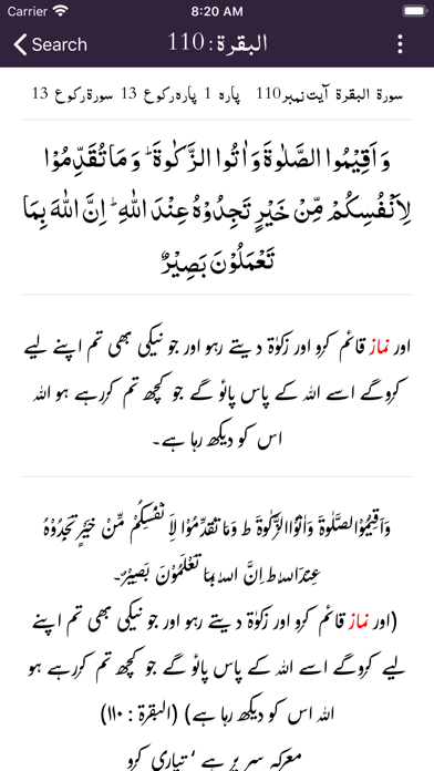Screenshot #3 pour Ruh-ul-Quran - Tafseer