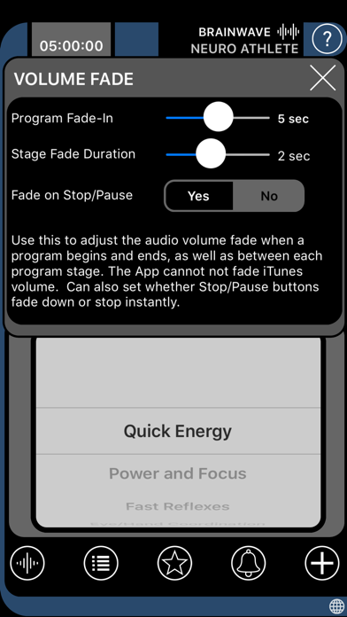 Brain Wave Neuro Athletic Trainer - 7 Advanced Binaural Brainwave Entrainment Fitness Programs Screenshot 9