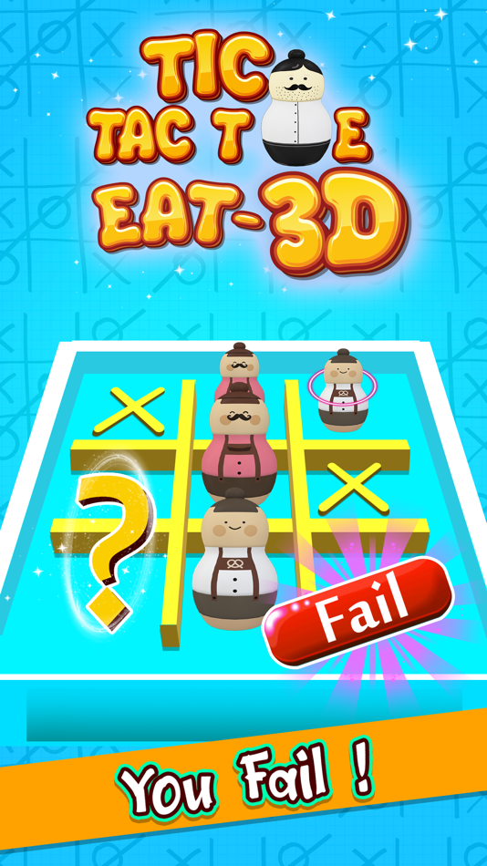 #3. Tic Tac Toe Eat - 3d Game (iOS) Podle: Mayur Laxmanbhai Patel