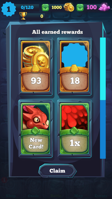 Hero Cards Battle - Slots Way Screenshot