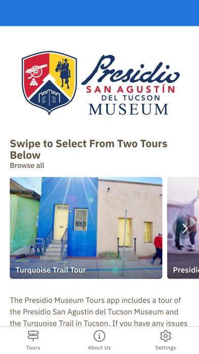Presidio Museum Tours Screenshot