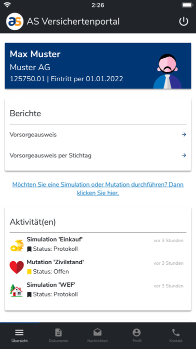 AS Insurance portal Screenshot