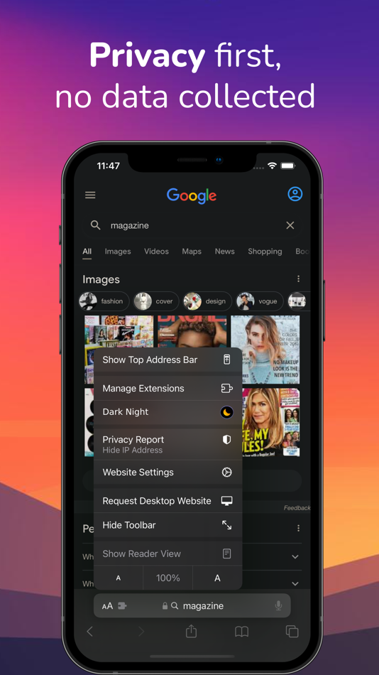 #4. Dark Night - mode for Safari (macOS) 由: Balazs Galambosi