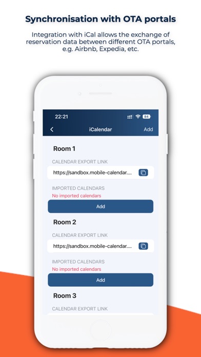 mobile-calendar booking system Screenshot