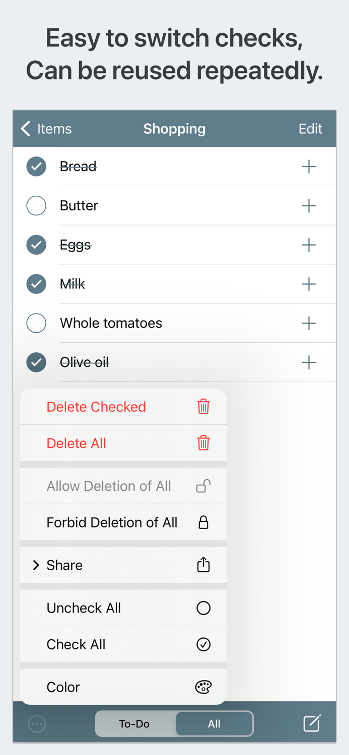 Checklist - The Ultimate App