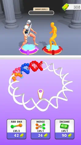 Game screenshot DNA Evolve Clicker apk