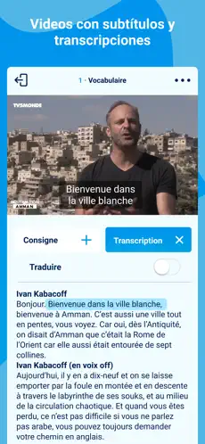 Captura 7 TV5MONDE: aprender francés iphone