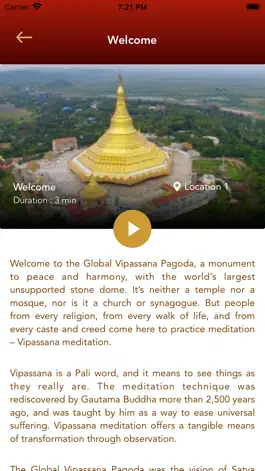 Game screenshot Global Vipassana Pagoda apk
