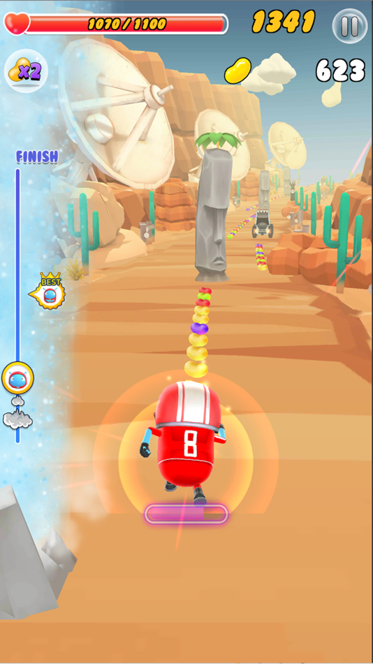 #3. ZellyGo Dash - running game (iOS) 由: PIER.6