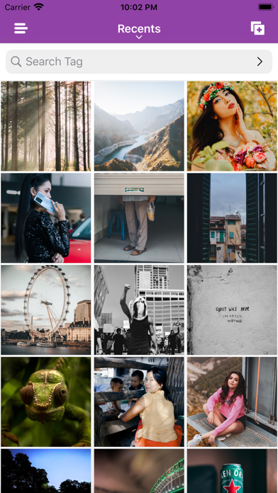 » Tag Photos « iPhone screenshot 1 - Photo & Video app