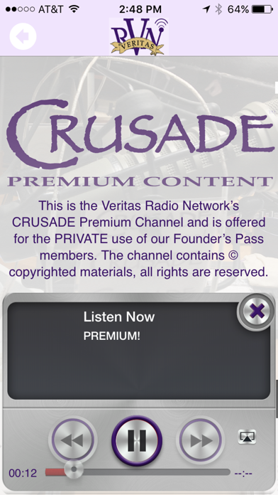 The Veritas Radio Network App screenshot 3