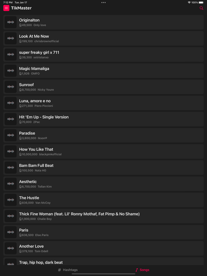 TikMaster Hashtags and Trends
