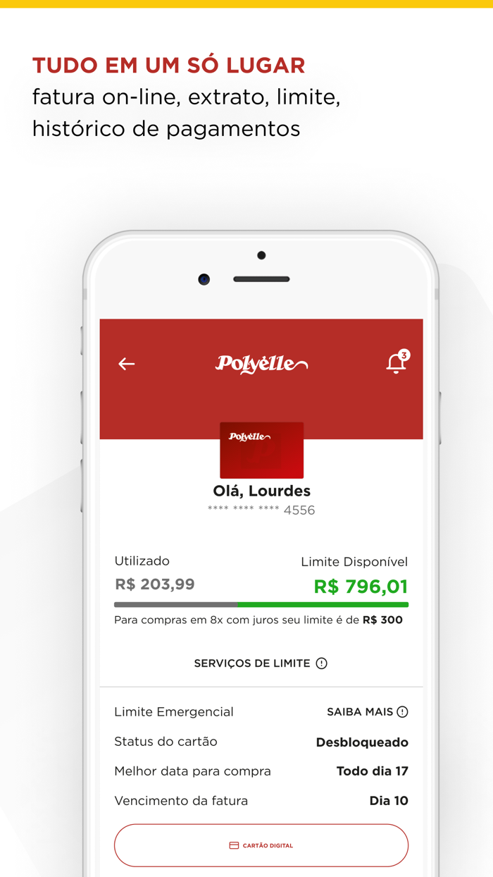 Cartão Polyelle