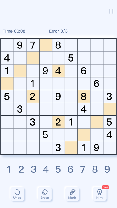 Fun Sudoku - Brain Game Screenshot