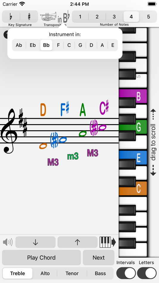 #1. Note Names & Pitches (iOS) 由: Patrick Q. Kelly