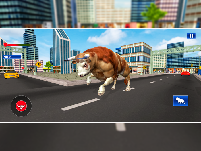 Angry Bull Rampage Animal Game