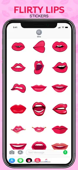 Game screenshot Flirty Lips Sticker hack